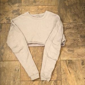 Like New! Alo Yoga cropped sweatshirt!
